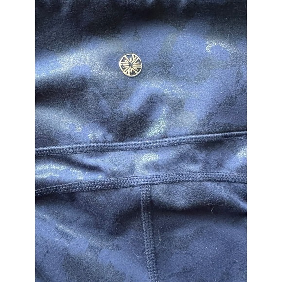 Lilly Pulitzer Navy Blue High Waisted Athletic Yoga Leggings Pockets - Picture 3 of 11